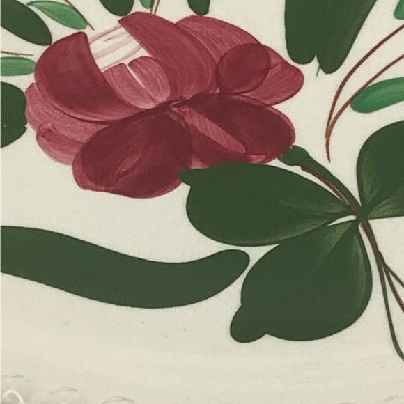 Southern Potteries Blue Ridge Hand Painted 12” Round Platter - Picture 3 of 14